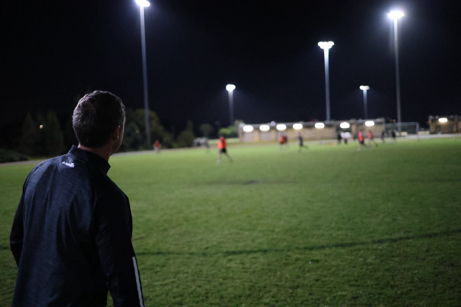 Calum Mclellend watching Randwick City AA1 training